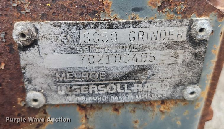 image for item EB8189 Ingersoll Rand SG50 Grinder skid steer stump grinder