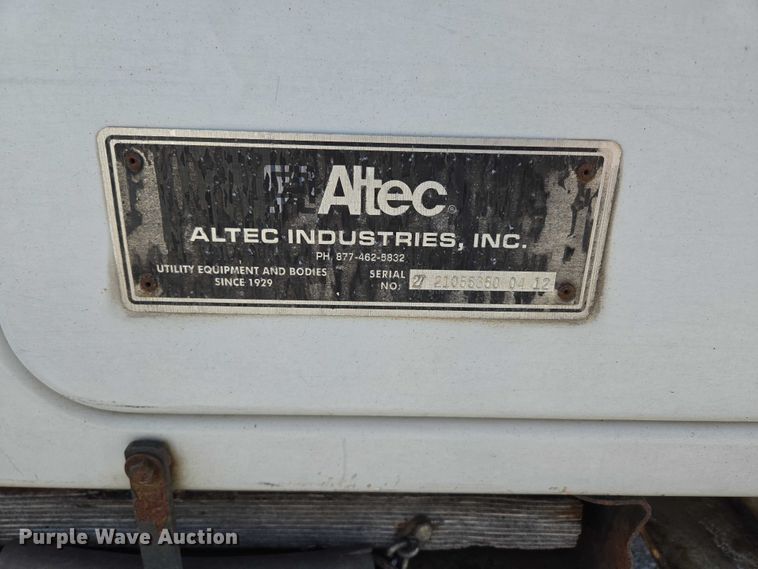 image for item ED2153 2012 Ford F550 Super Duty XL bucket truck