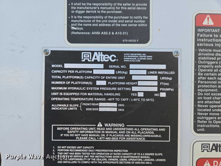 image for item ED2153 2012 Ford F550 Super Duty XL bucket truck