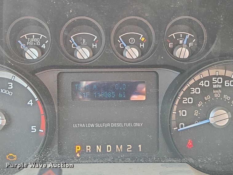 image for item ED2153 2012 Ford F550 Super Duty XL bucket truck