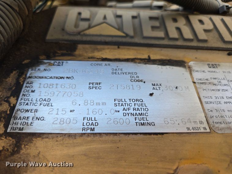 image for item ED2154 1994 Chevrolet Kodiak digger derrick truck