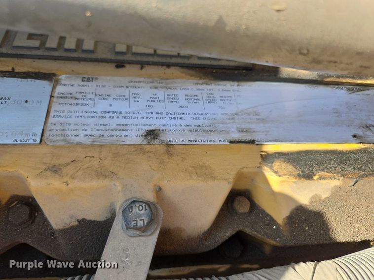 image for item ED2154 1994 Chevrolet Kodiak digger derrick truck