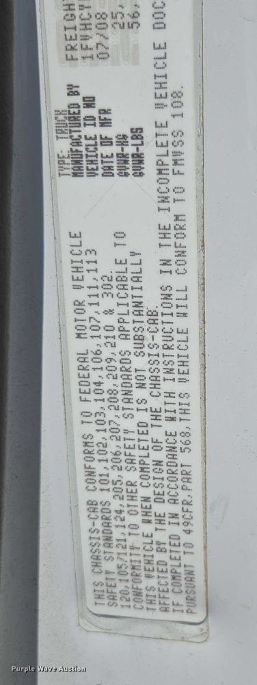 image for item ED2155 2009 Freightliner Business Class M2 digger derrick truck