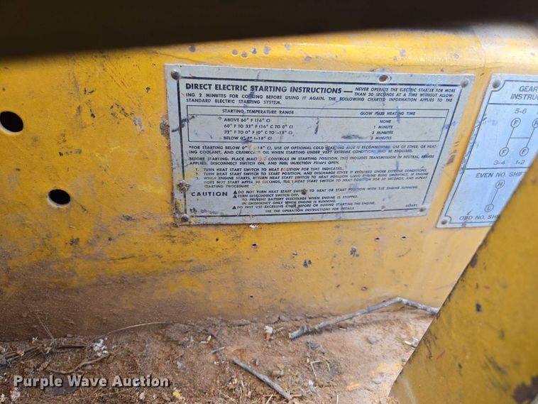 image for item ED2158 1970 Caterpillar 112F motor grader