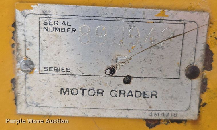 image for item ED2158 1970 Caterpillar 112F motor grader