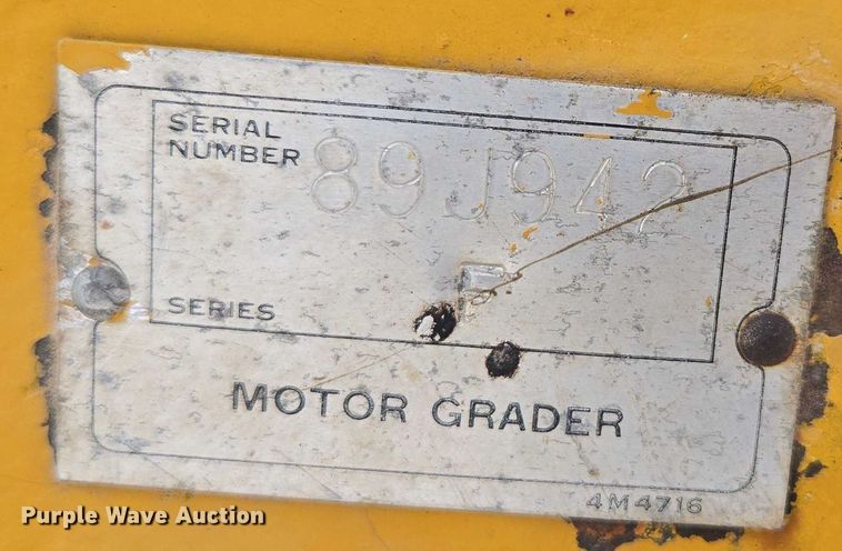 image for item ED2158 1970 Caterpillar 112F motor grader