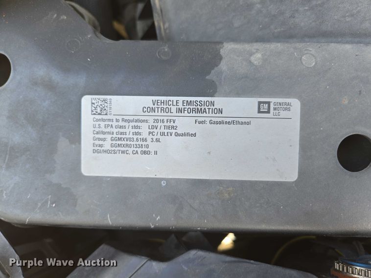 image for item ED2162 2016 Chevrolet Impala Limited 