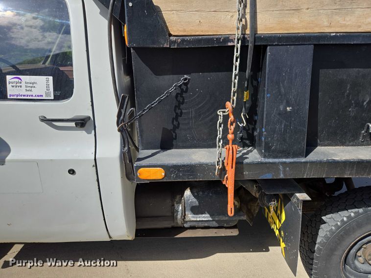 image for item ED2163 1984 Chevrolet D30 dump bed pickup truck