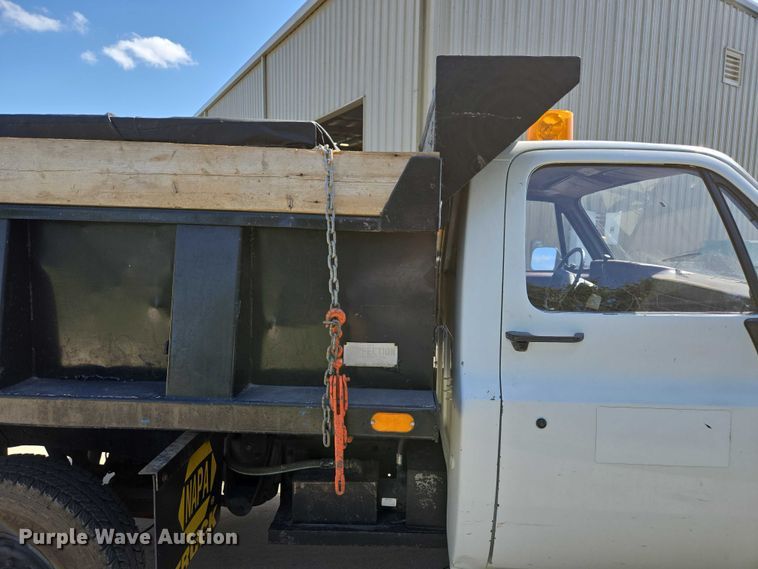 image for item ED2163 1984 Chevrolet D30 dump bed pickup truck