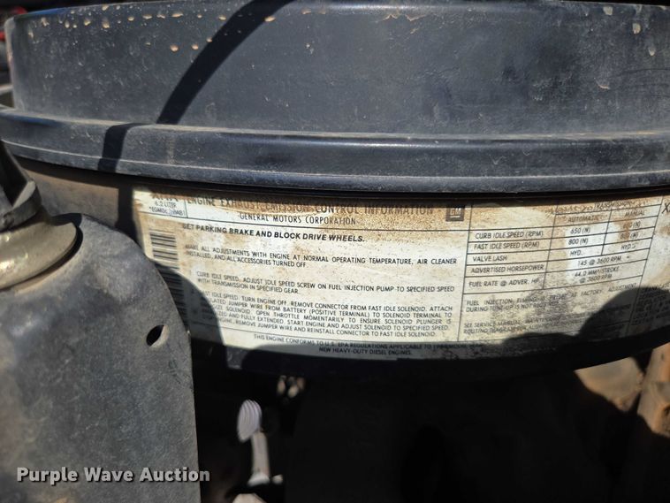 image for item ED2163 1984 Chevrolet D30 dump bed pickup truck