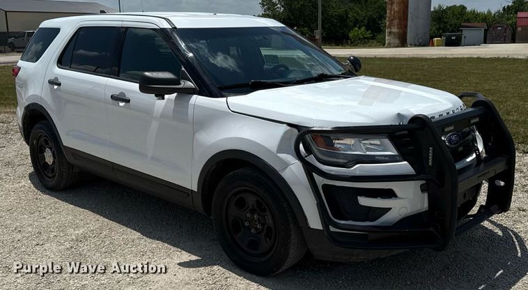 image for item ED4327 2018 Ford Explorer Police Interceptor SUV