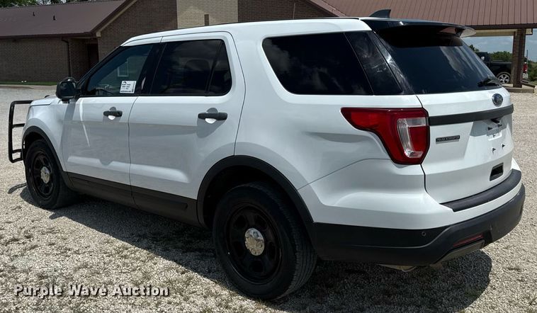 image for item ED4327 2018 Ford Explorer Police Interceptor SUV