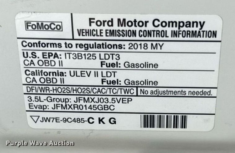 image for item ED4327 2018 Ford Explorer Police Interceptor SUV