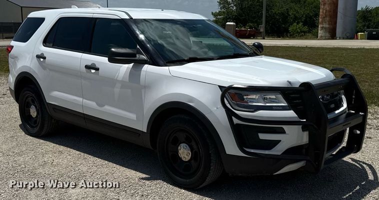 image for item ED4328 2017 Ford Explorer Police Interceptor SUV