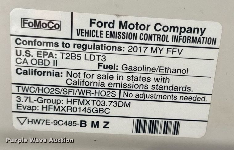 image for item ED4328 2017 Ford Explorer Police Interceptor SUV