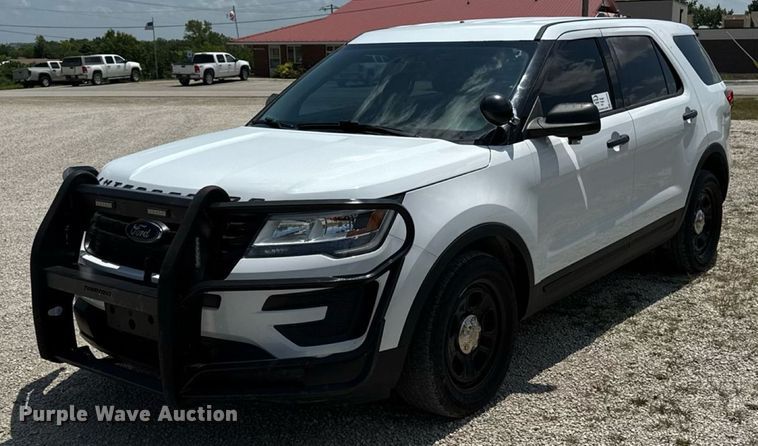 image for item ED4329 2018 Ford Explorer Police Interceptor  SUV