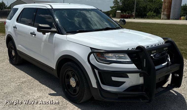 image for item ED4329 2018 Ford Explorer Police Interceptor  SUV