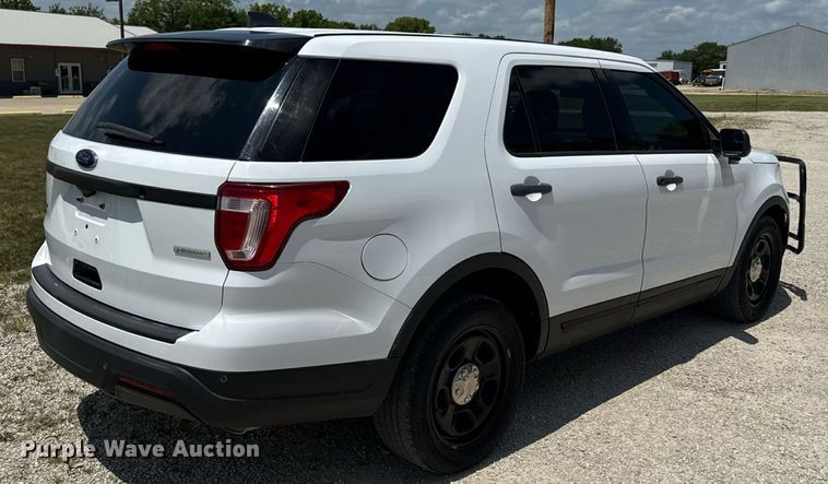 image for item ED4329 2018 Ford Explorer Police Interceptor  SUV
