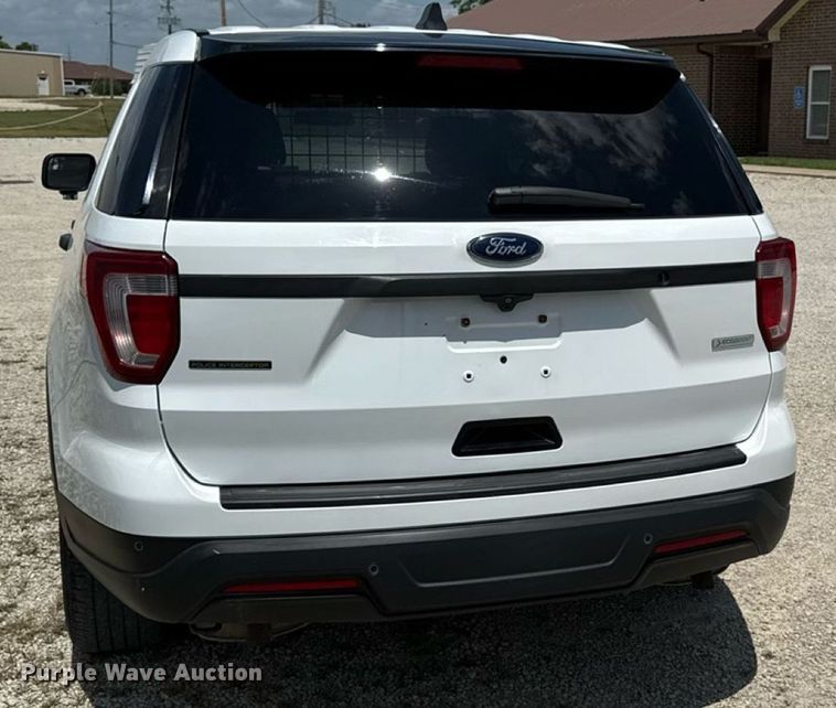 image for item ED4329 2018 Ford Explorer Police Interceptor  SUV