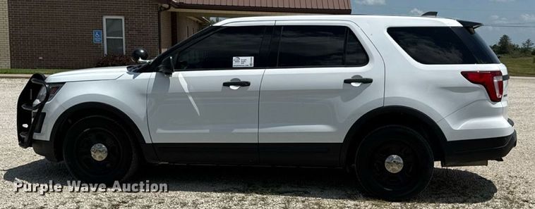 image for item ED4329 2018 Ford Explorer Police Interceptor  SUV