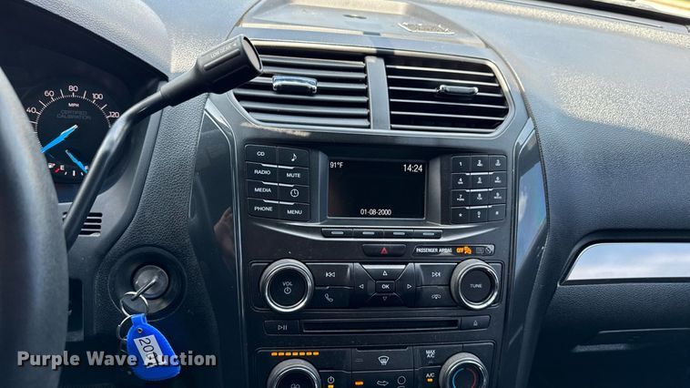 image for item ED4329 2018 Ford Explorer Police Interceptor  SUV