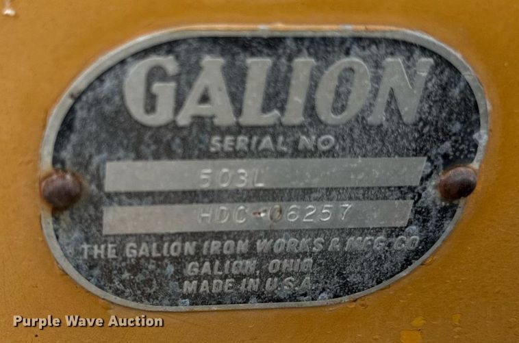 image for item ED4372 1973 Galion 503 Series L rigid frame motor grader