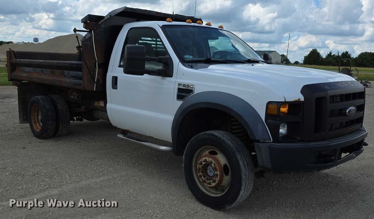 image for item EF3609 2010 Ford F550 XL Super Duty dump truck