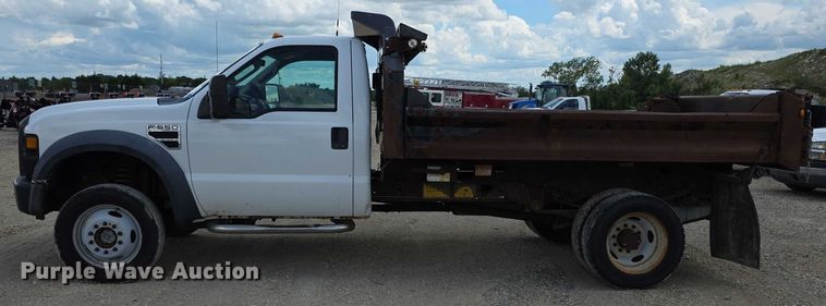 image for item EF3609 2010 Ford F550 XL Super Duty dump truck