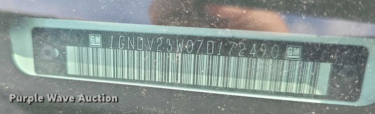 image for item EF3612 2007 Chevrolet Uplander LS van