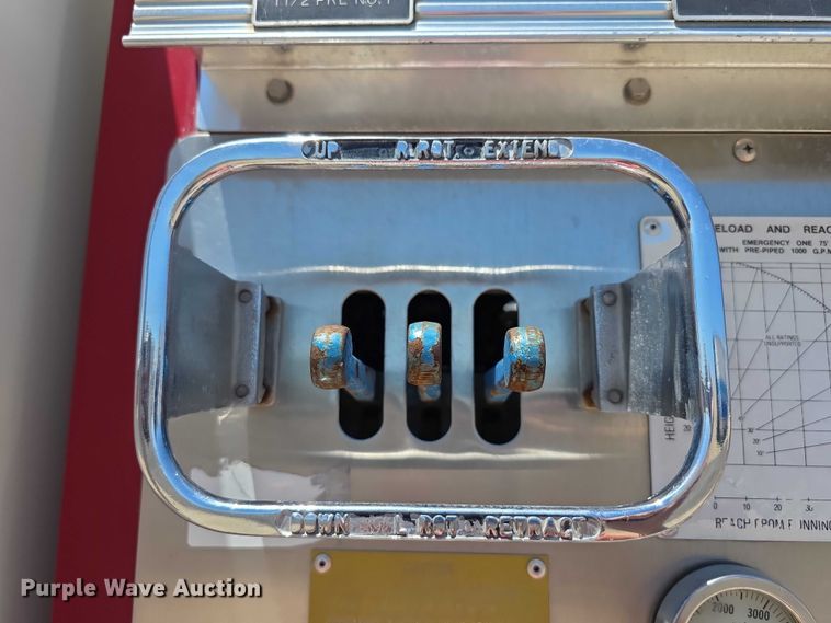 image for item EF3617 1990 Federal Motors E-One ladder fire truck