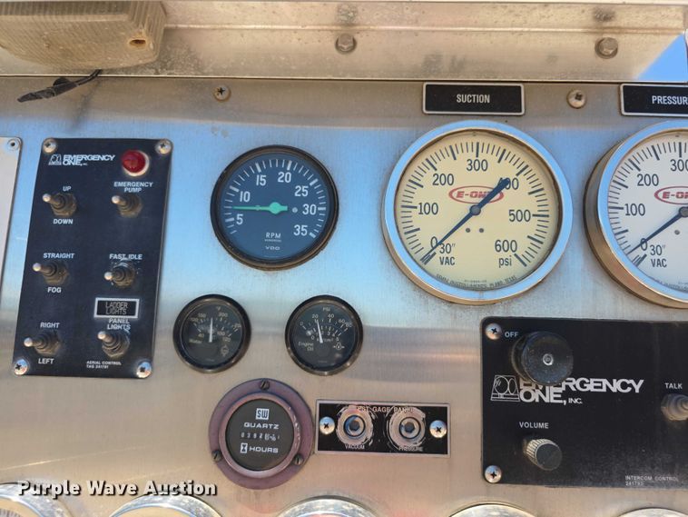 image for item EF3617 1990 Federal Motors E-One ladder fire truck