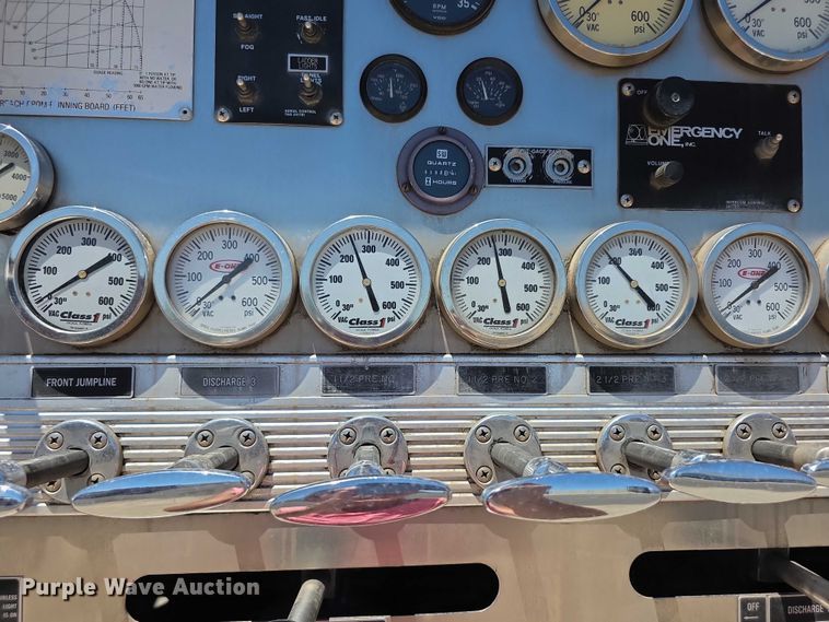 image for item EF3617 1990 Federal Motors E-One ladder fire truck