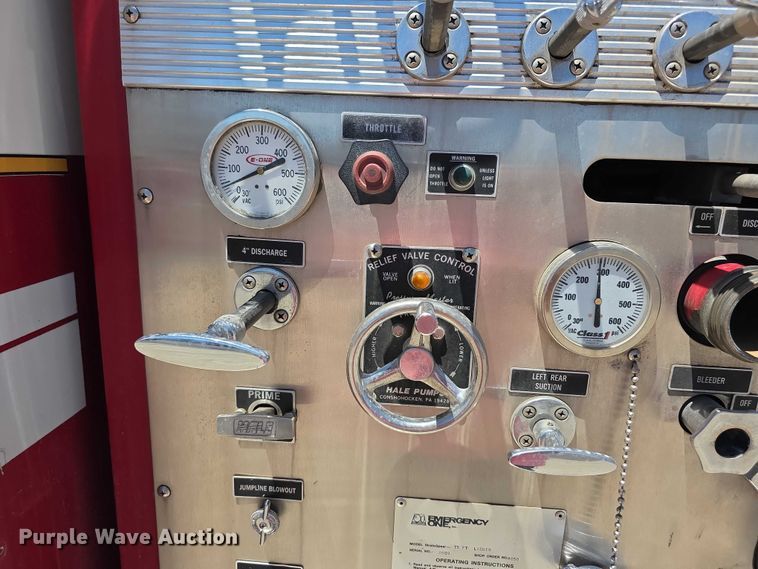 image for item EF3617 1990 Federal Motors E-One ladder fire truck