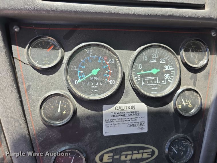 image for item EF3617 1990 Federal Motors E-One ladder fire truck