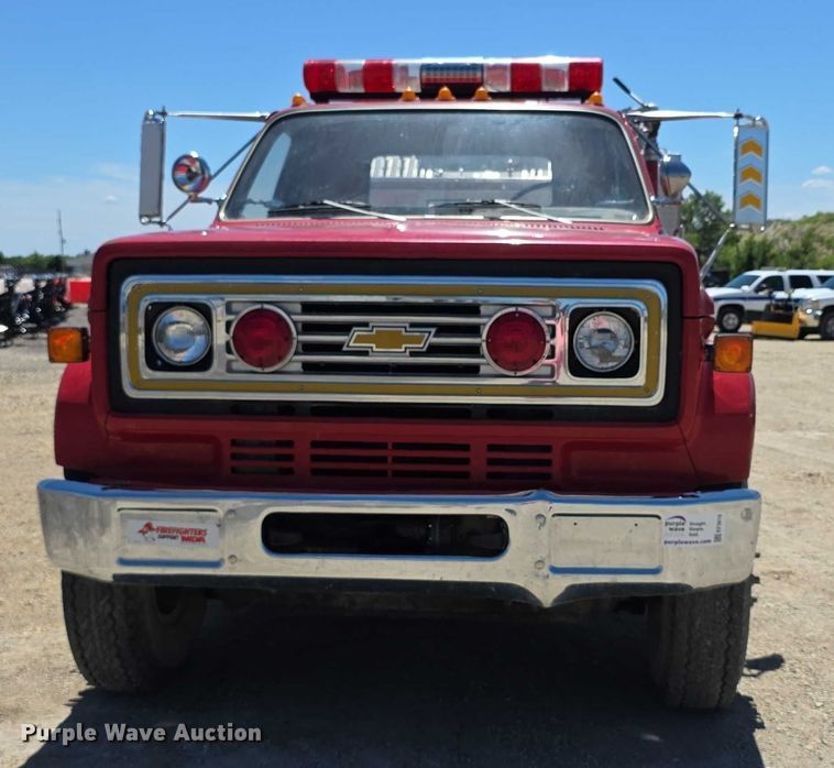 image for item EF3619 1986 Chevrolet  C70 Custom Deluxe pumper fire truck