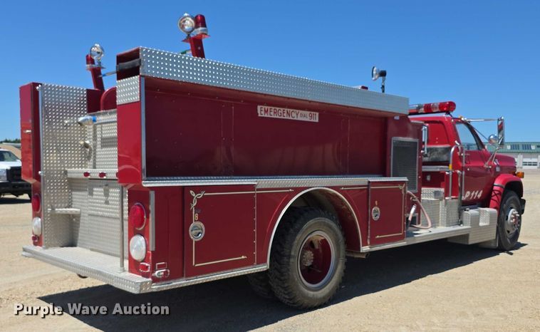image for item EF3619 1986 Chevrolet  C70 Custom Deluxe pumper fire truck