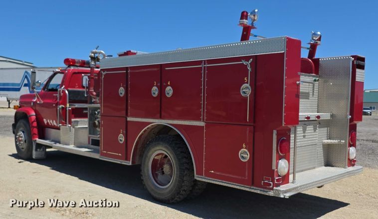image for item EF3619 1986 Chevrolet  C70 Custom Deluxe pumper fire truck