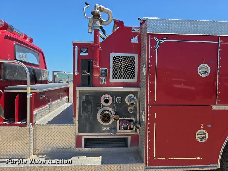 image for item EF3619 1986 Chevrolet  C70 Custom Deluxe pumper fire truck