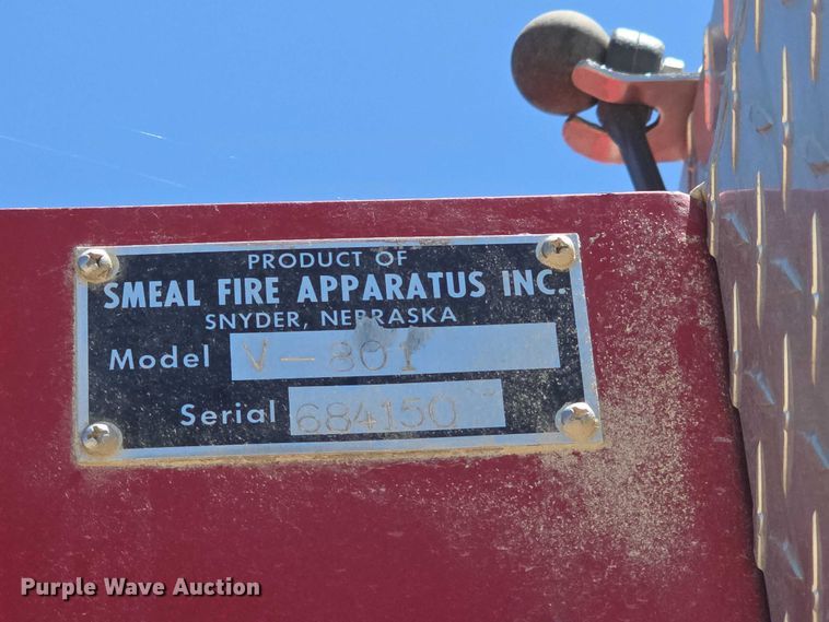 image for item EF3619 1986 Chevrolet  C70 Custom Deluxe pumper fire truck