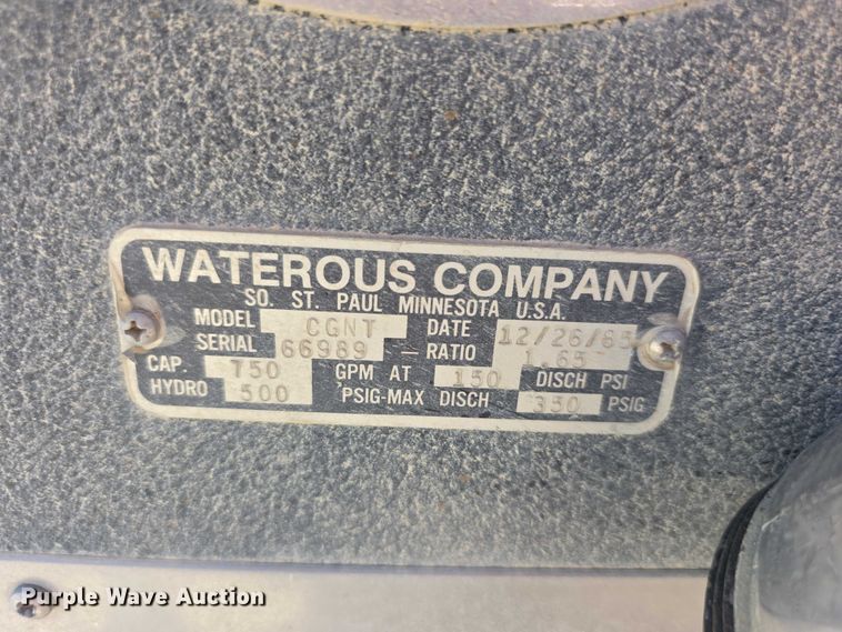 image for item EF3619 1986 Chevrolet  C70 Custom Deluxe pumper fire truck