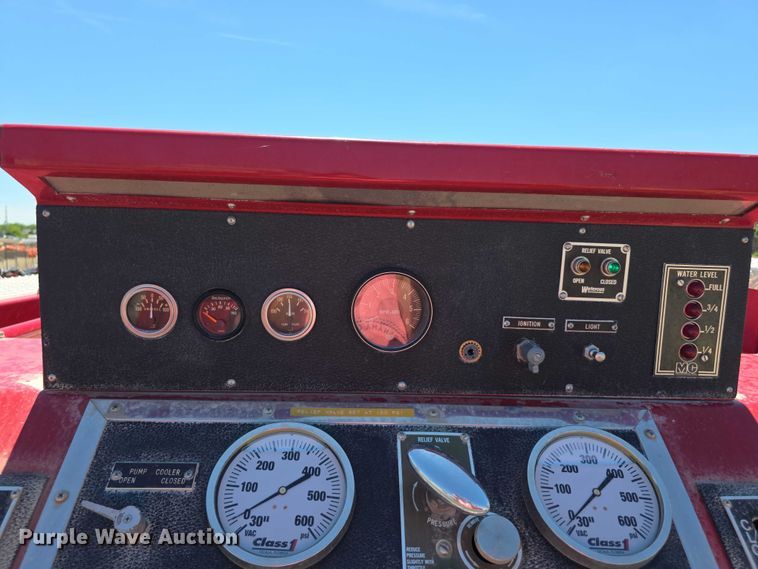 image for item EF3619 1986 Chevrolet  C70 Custom Deluxe pumper fire truck