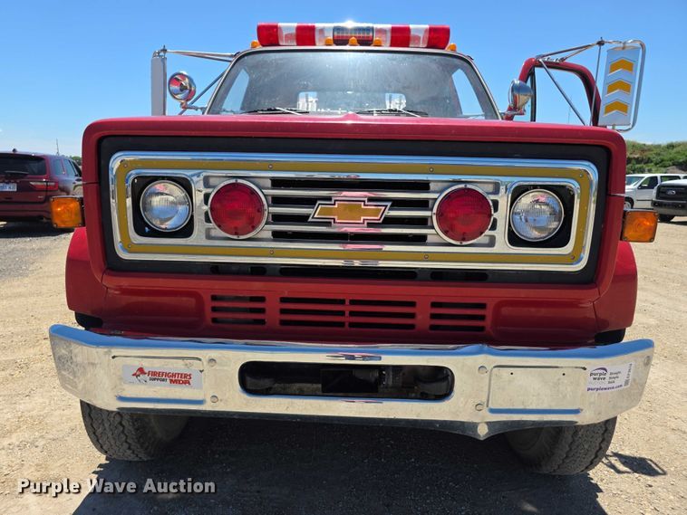 image for item EF3619 1986 Chevrolet  C70 Custom Deluxe pumper fire truck