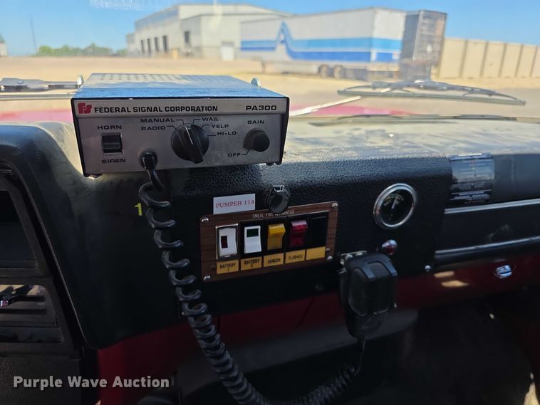 image for item EF3619 1986 Chevrolet  C70 Custom Deluxe pumper fire truck