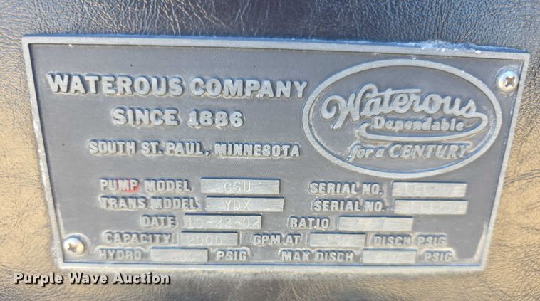 image for item EF3622 2003 Pierce Dash pumper fire truck