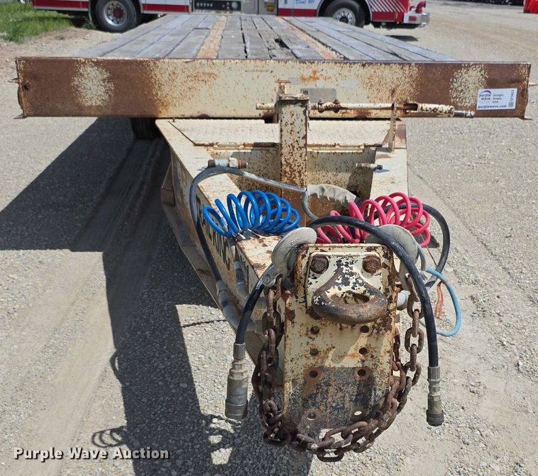 image for item EF3623 2000 Trail King TK40RB tilt deck equipment trailer