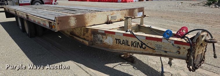 image for item EF3623 2000 Trail King TK40RB tilt deck equipment trailer