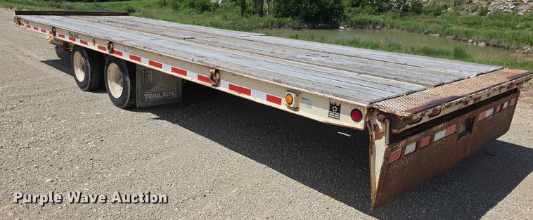 image for item EF3623 2000 Trail King TK40RB tilt deck equipment trailer