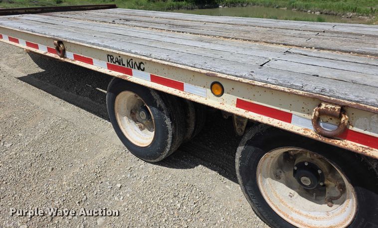 image for item EF3623 2000 Trail King TK40RB tilt deck equipment trailer