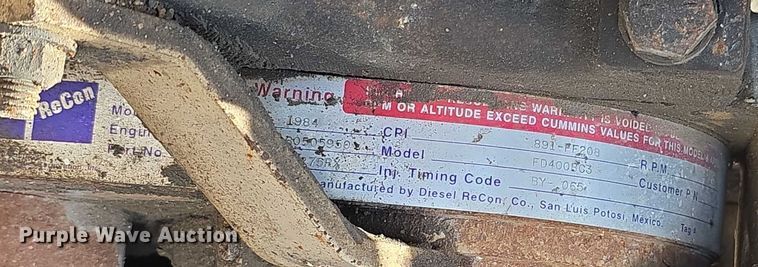 image for item EF3636 1984 ford LTL9000 semi truck