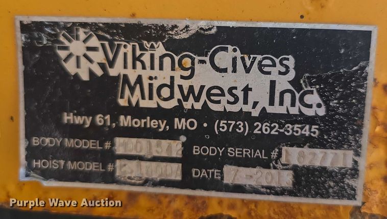 image for item EF3640 2014 International 7600 dump truck